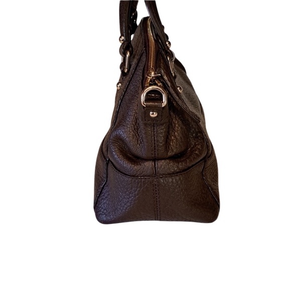 KATE SPADE Authentic Brown Leather Satchel bag with Gold Hardware - Picture 8 of 16